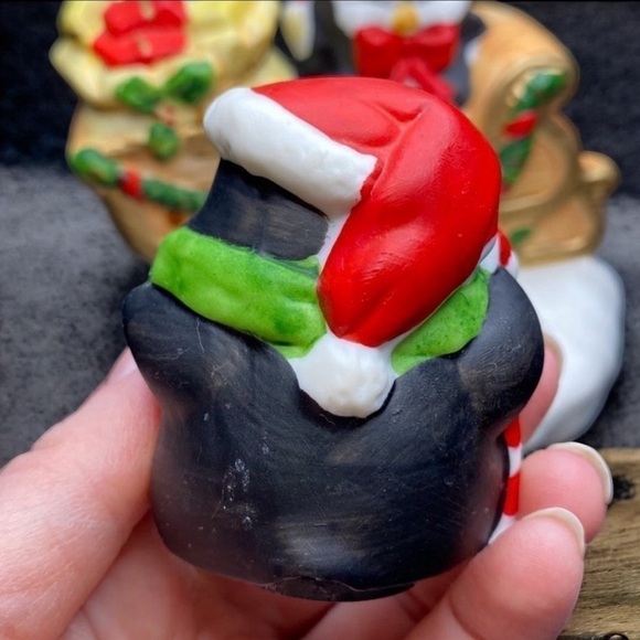 VINTAGE 1989 House of Lloyd Merry Penguins Musical Christmas Music Box - Picture 6 of 10